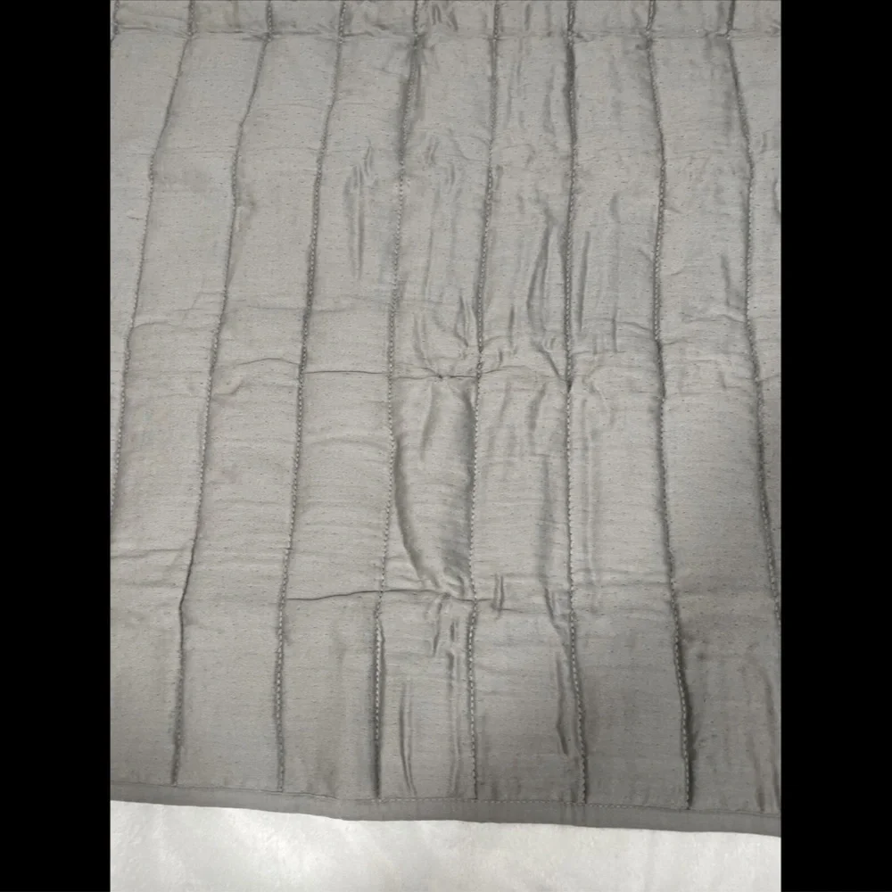 NIB‎ $100 Donna Karan Casual Luxe [ 1 ] Standard Pillow Sham in Grey